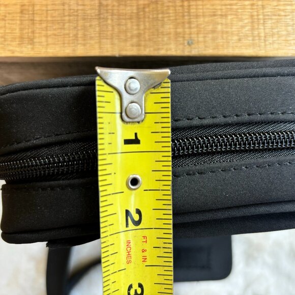 Amanda Smith Black Travel Wallet/Organizer Crossbody Bag/Purse - Picture 13 of 16